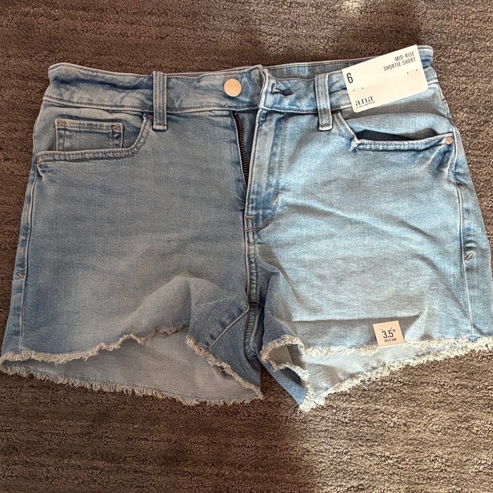 a.n.a Light Blue Jean Shorts